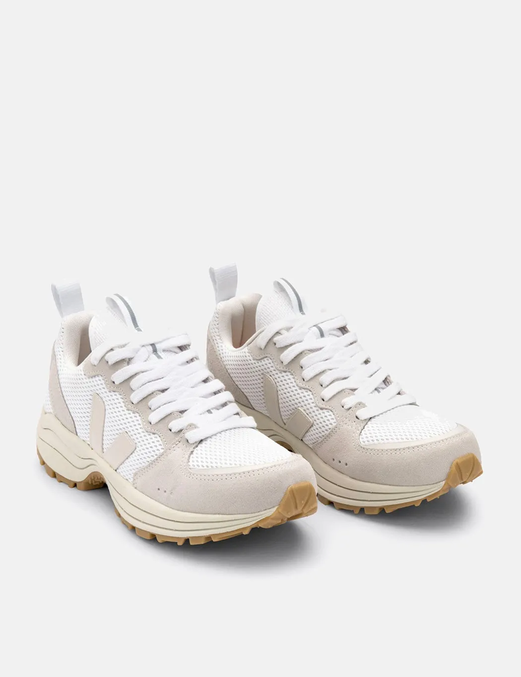 Veja Venturi Alveomesh Trainers - White/Pierre/Natural sold by Article London product image thumbnail 4