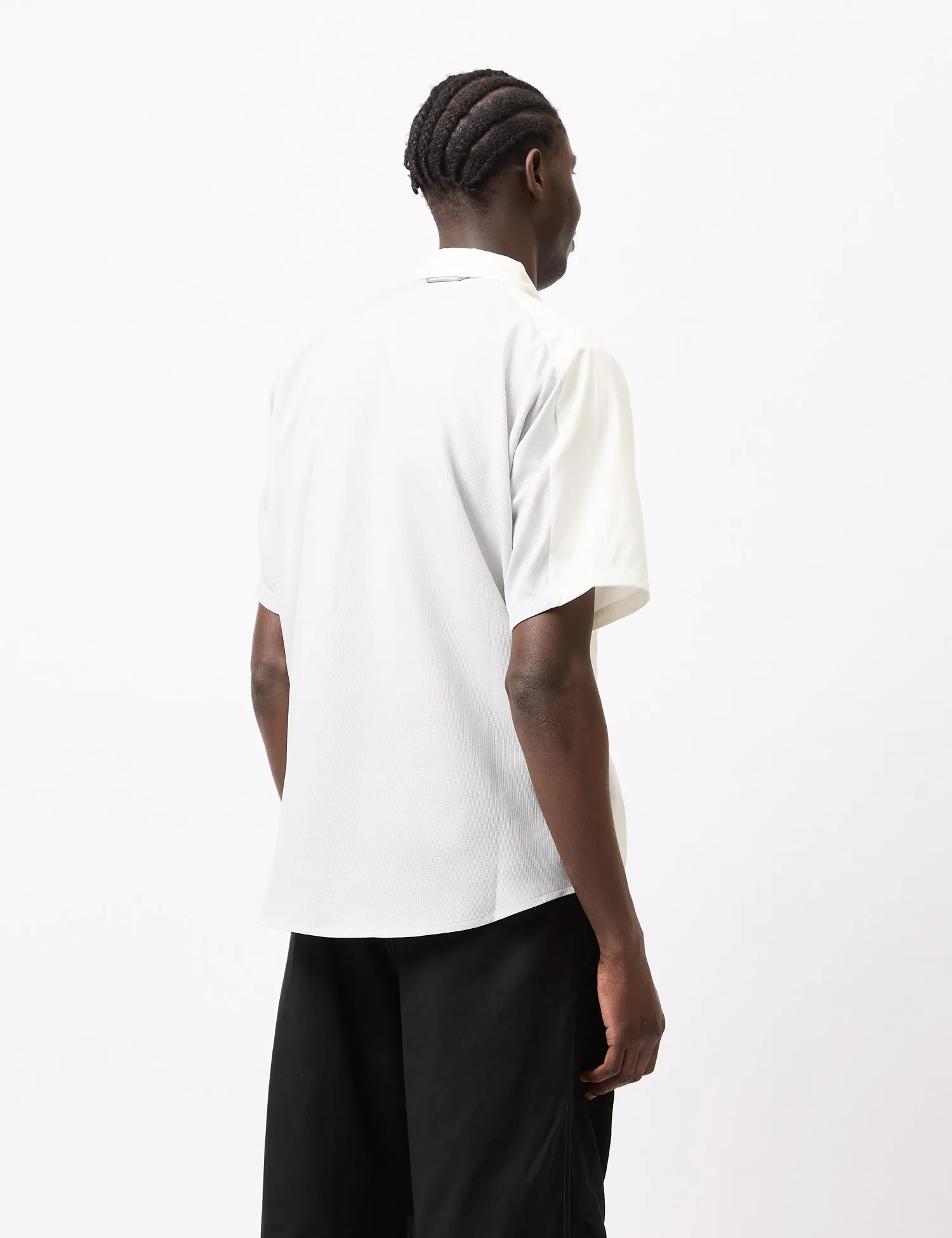 and Wander Tech Short Sleeve Shirt - Off White sold by Article London product image thumbnail 4