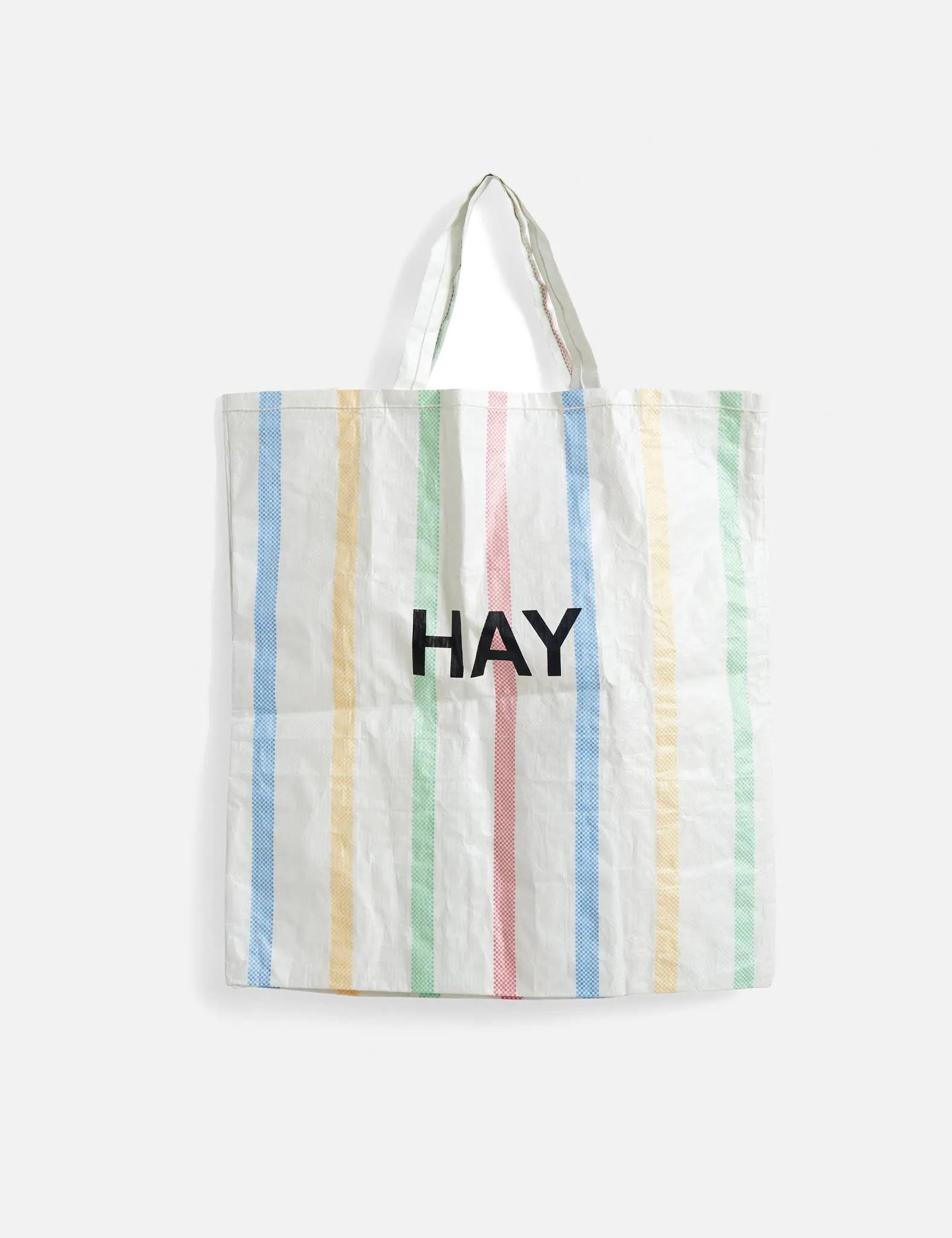 HAY Candy Stripe Shopper (X-Large) - Multi Blue sold by Article London