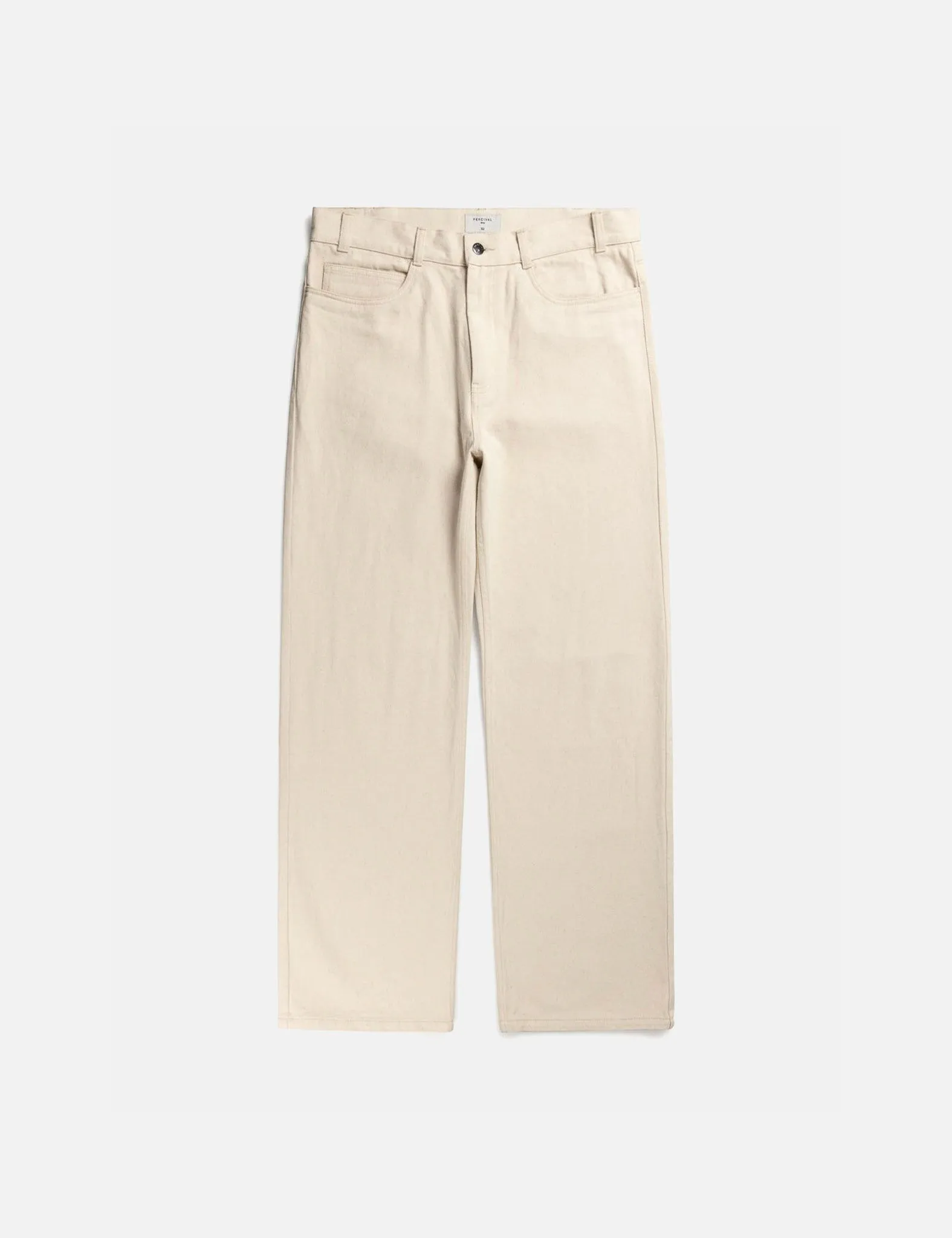 Percival 5 Pocket Trousers (Regular) - Ecru sold by Article London product image thumbnail 3