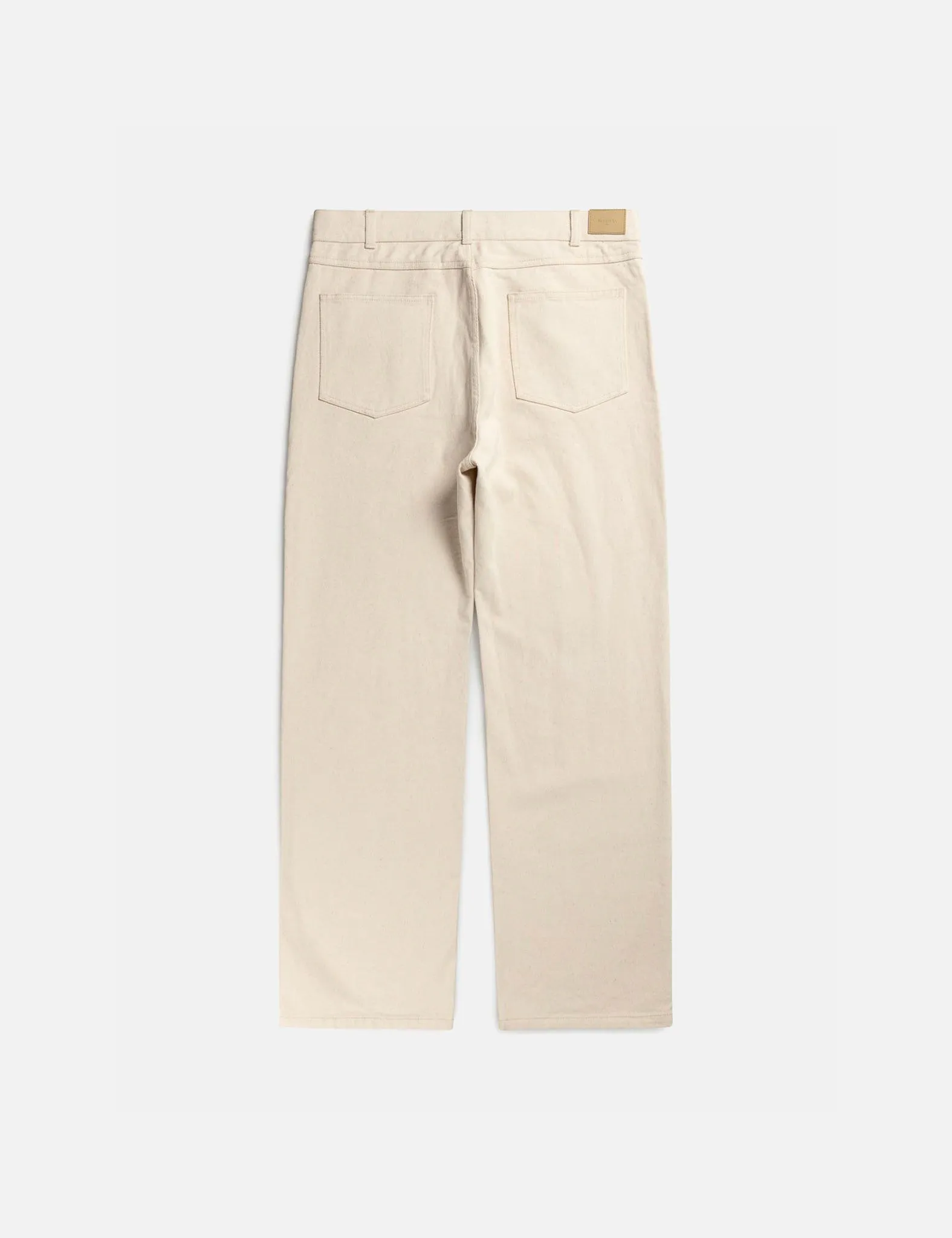 Percival 5 Pocket Trousers (Regular) - Ecru sold by Article London product image thumbnail 4