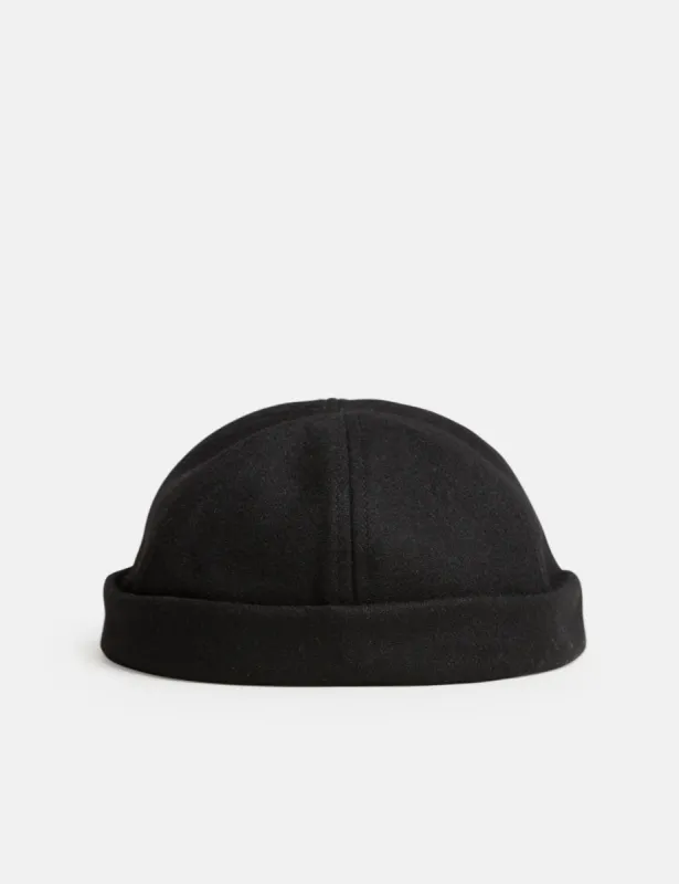 Bhode Dock Worker Hat (Wool) - Black sold by Article London