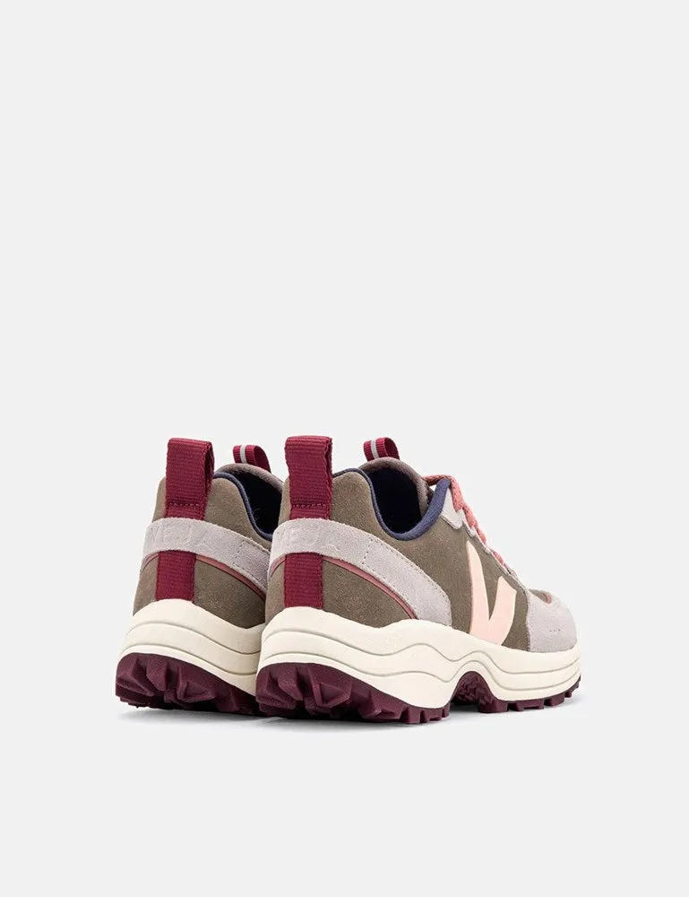 Womens Veja Venturi Suede Trainers - Khaki/Sable/Oxford Grey sold by Article London product image thumbnail 3