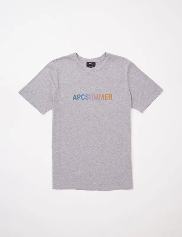 A.P.C. Victor T-Shirt - Heathered Grey made by A.P.C.