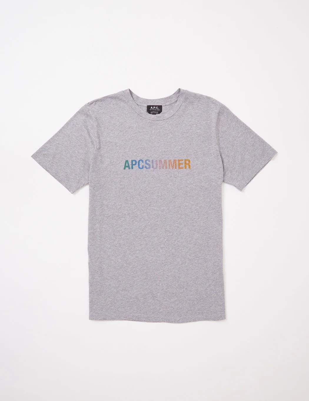 A.P.C. Victor T-Shirt - Heathered Grey sold by Article London