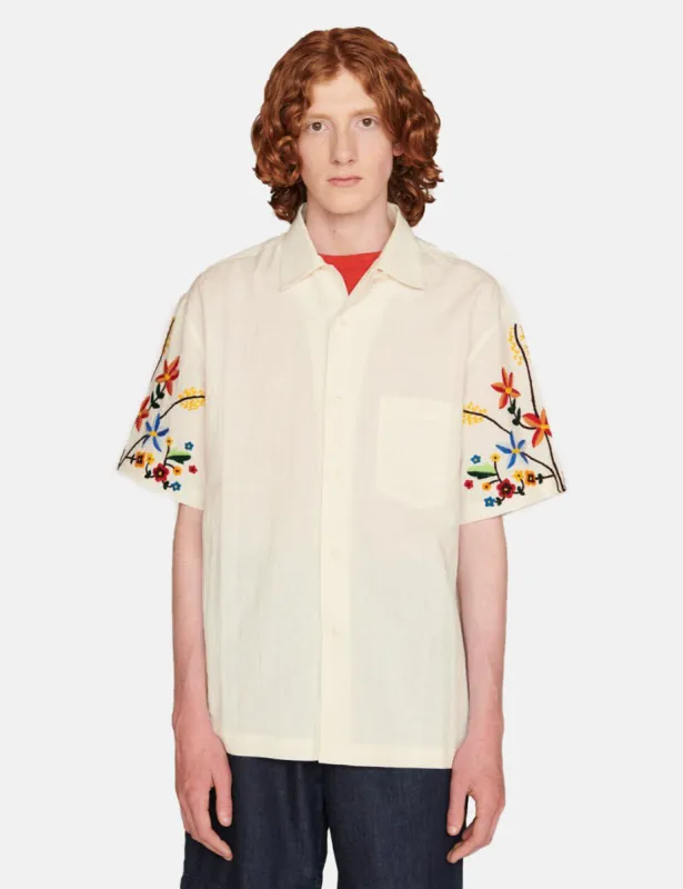 YMC Idris Shirt - Ecru made by YMC