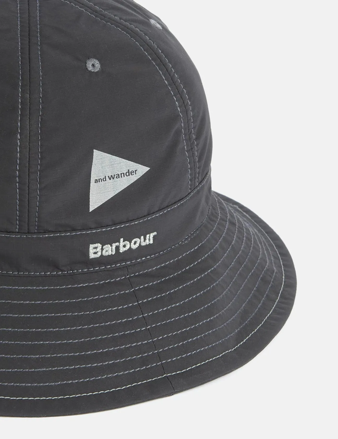 Barbour x And Wander Bucket Hat - Black sold by Article London product image thumbnail 3