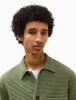 Universal Works Tech Waffle Overshirt - Birch Green sold by Article London