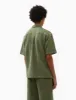 Universal Works Tech Waffle Overshirt - Birch Green sold by Article London
