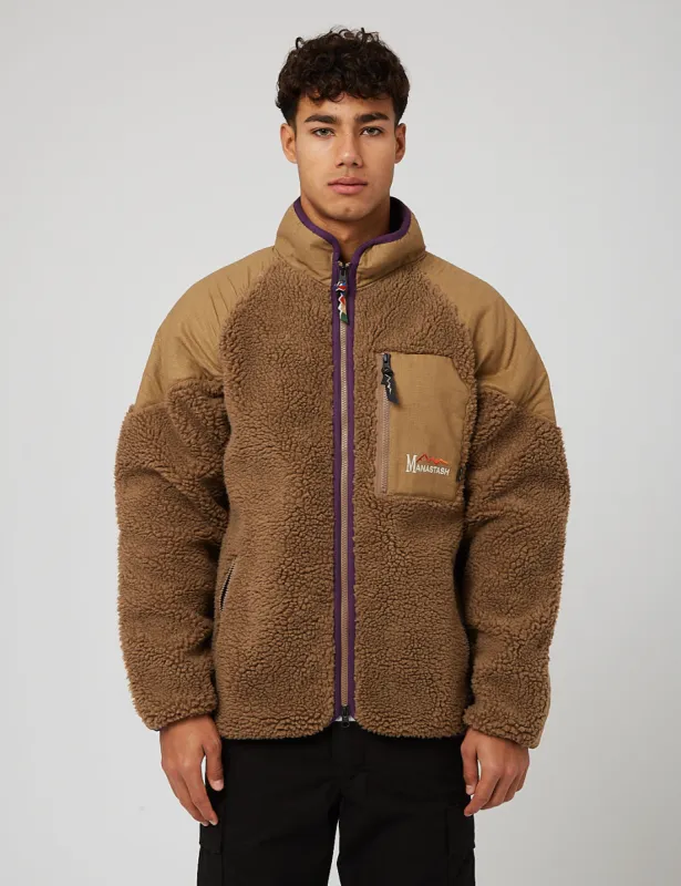 Manastash Mt. Gorilla Fleece Jacket - L/Brown sold by Article London