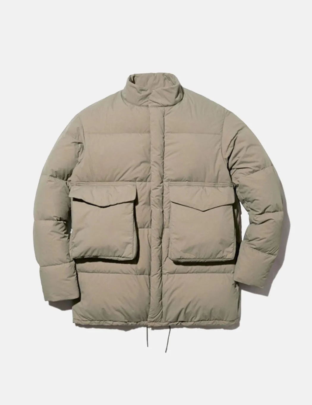 Snow Peak Ripstop Down Jacket (Recycled Nylon) - Beige sold by Article London