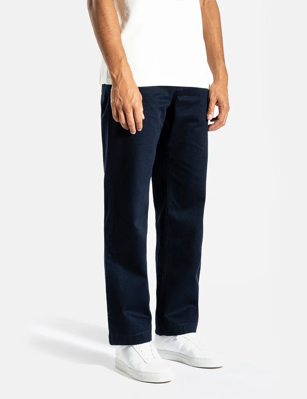 Norse Projects Lukas Heavy Trouser (Regular Fit) - Dark Navy Blue sold by Article London product image thumbnail 3