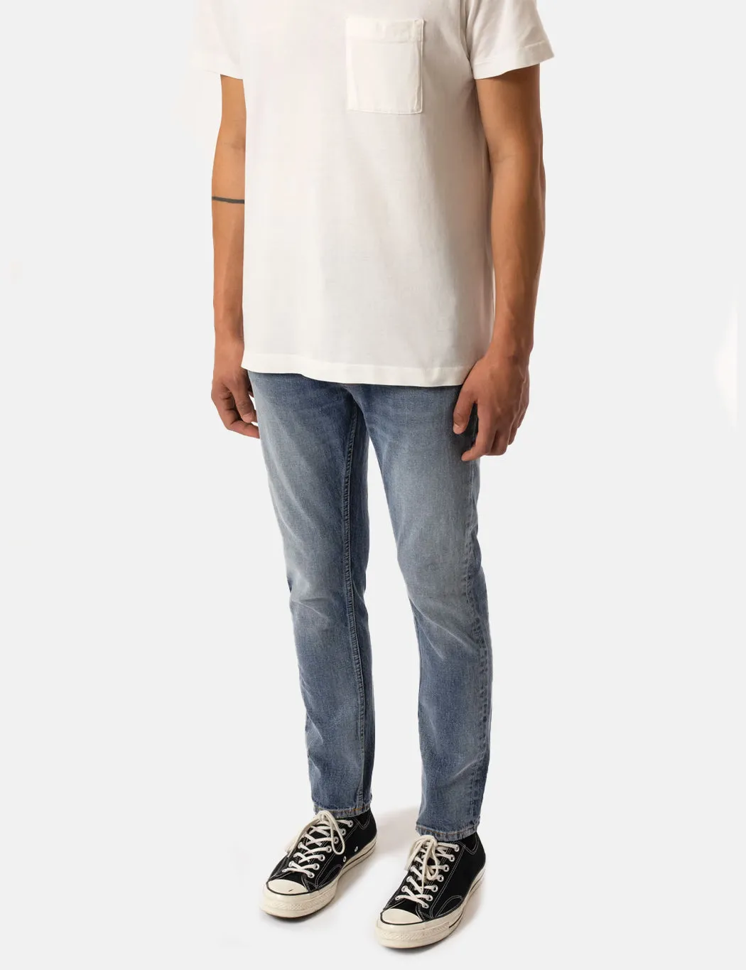 Nudie Lean Dean Jeans (Slim Tapered) - Gentle Worn sold by Article London product image thumbnail 3