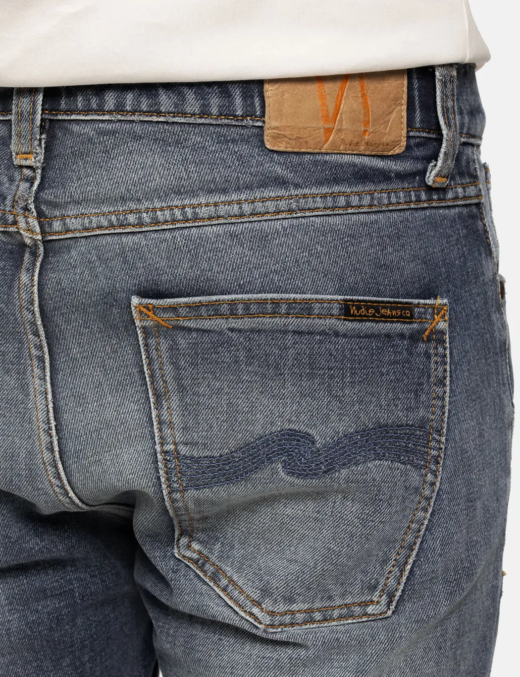Nudie Lean Dean Jeans (Slim Tapered) - Gentle Worn sold by Article London product image thumbnail 2