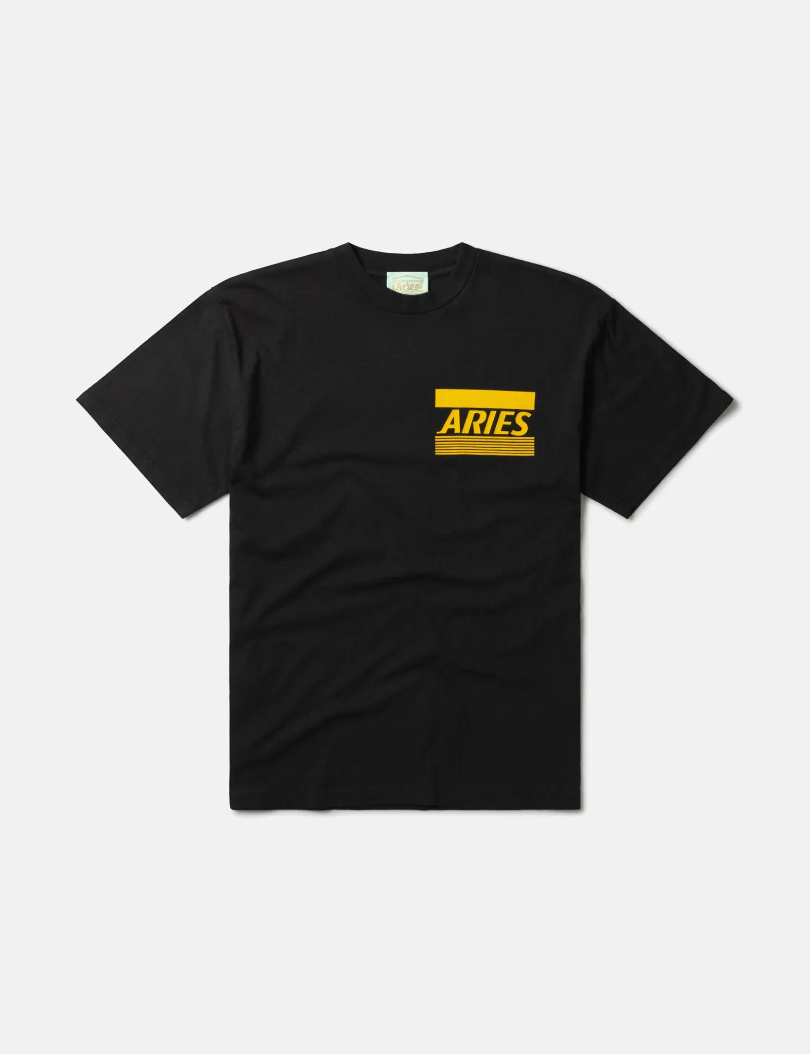 Aries Credit Card T-Shirt - Black sold by Article London product image thumbnail 4