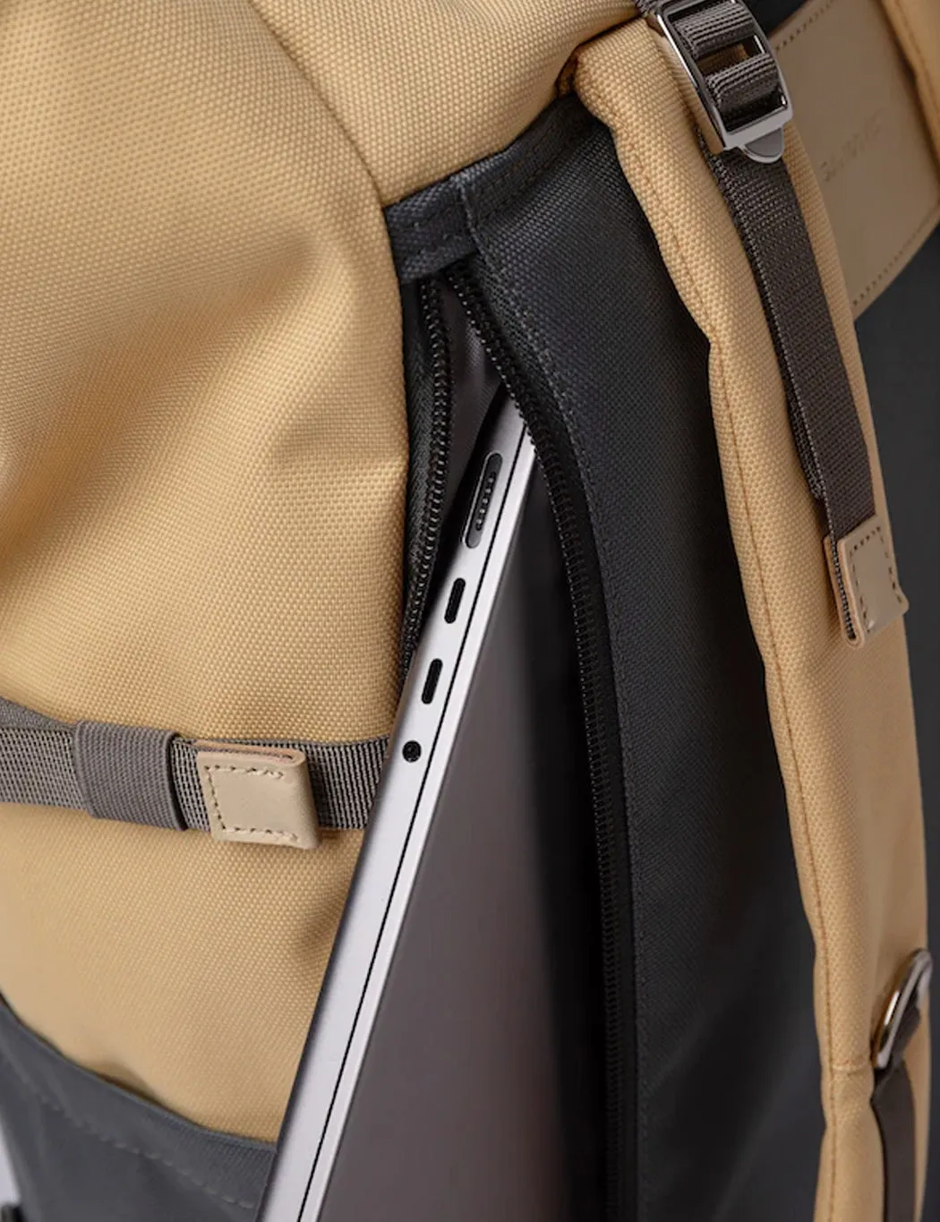 Sandqvist Bernt Backpack - Multi Wheat sold by Article London product image thumbnail 5