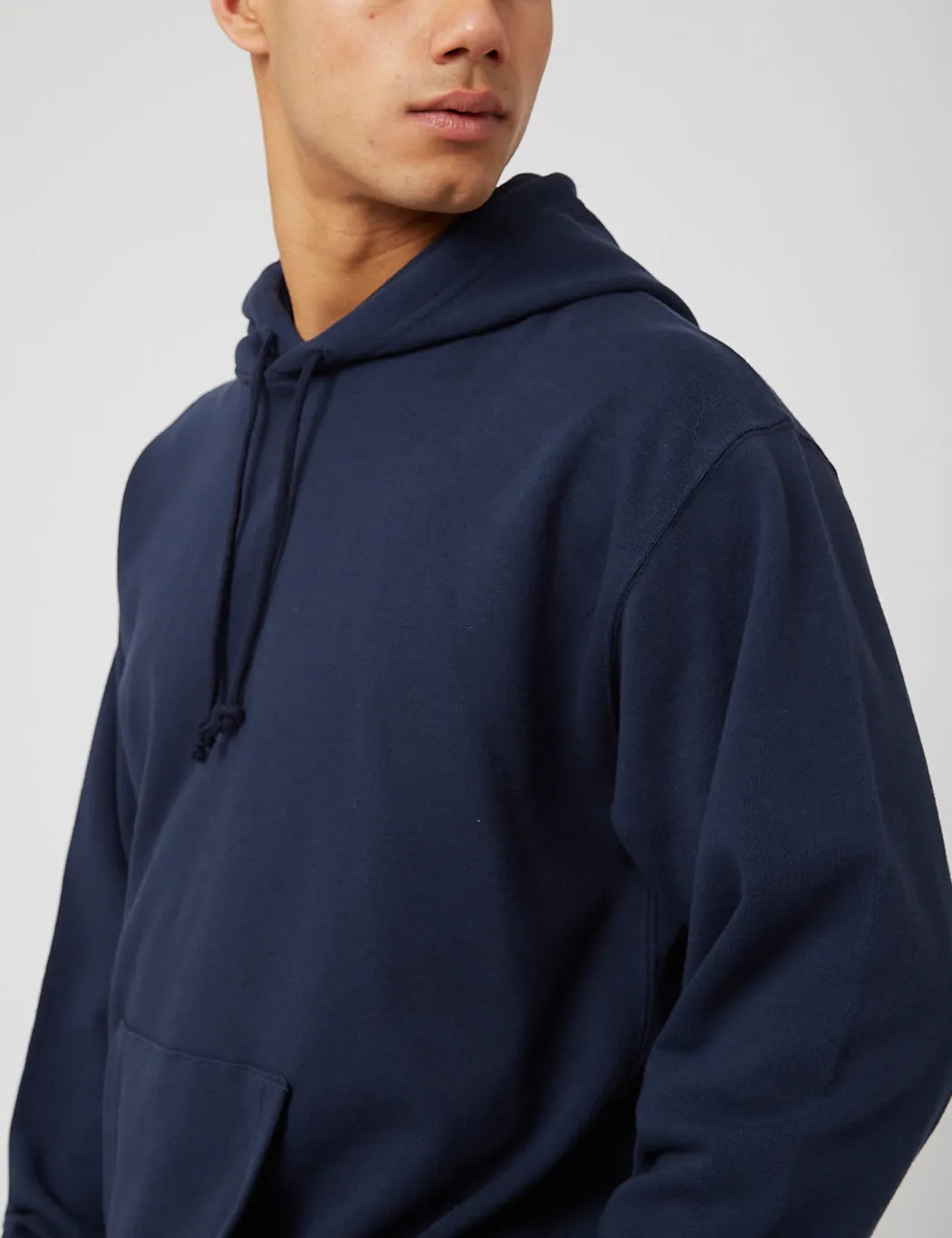 Beams Plus Hooded Sweatshirt - Navy Blue sold by Article London product image thumbnail 2