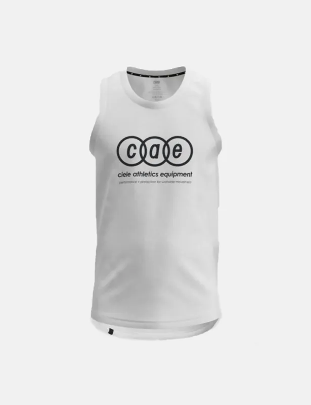 Ciele Athletics Womens WNSB Tank (Accent) - Trooper White sold by Article London