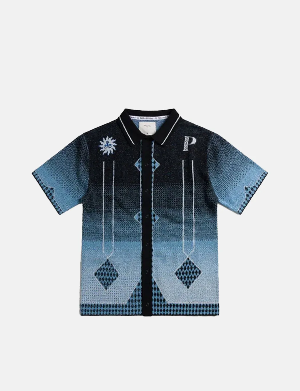 Percival Epilogue Shirt - Blue sold by Article London product image thumbnail 4