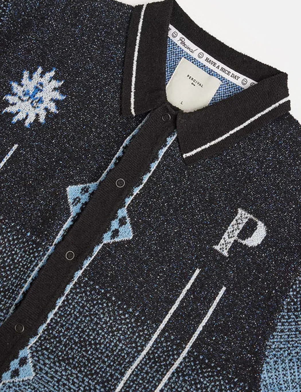 Percival Epilogue Shirt - Blue sold by Article London product image thumbnail 3