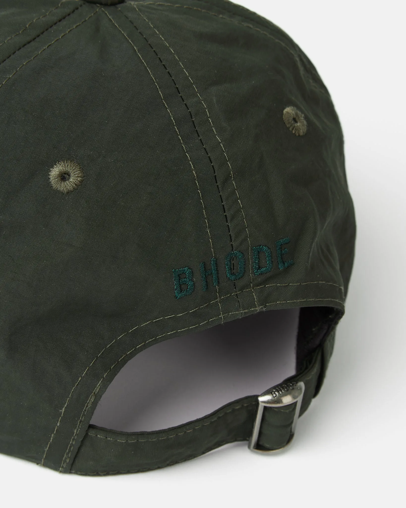 Bhode 6-Panel Cap (Nylon) - Kelp Green sold by Article London product image thumbnail 2