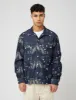 Engineered Garments Bowling Shirt (Denim) - Indigo Blue Bird Embroidery sold by Article London