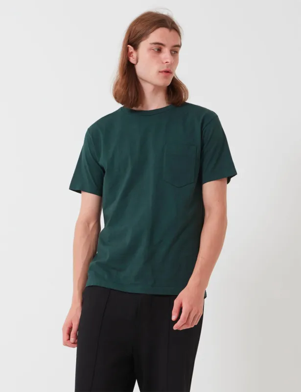 Lady White Co. Balta Pocket T-Shirt - Hunter Green made by Lady White Co.