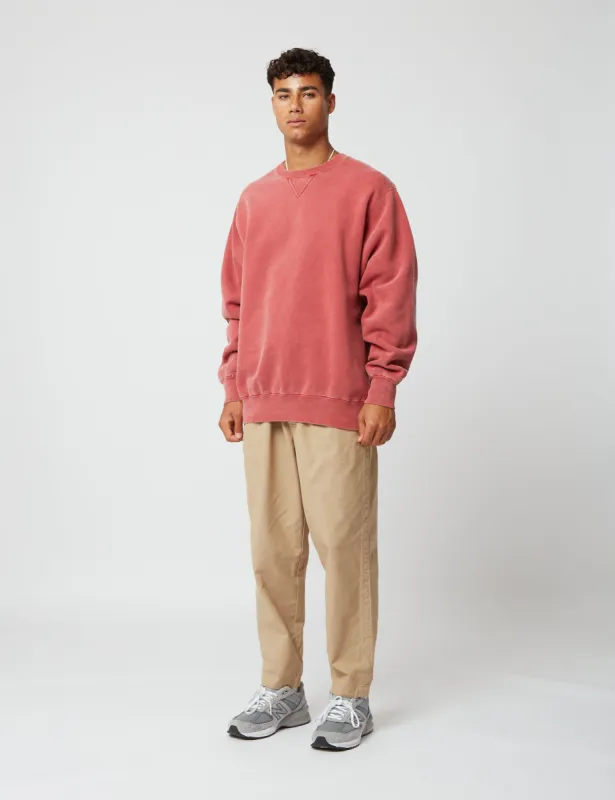 Bhode Pigment Dyed Crew Sweat (Organic/Canada Origin, 16oz) - Sahara Nights sold by Article London