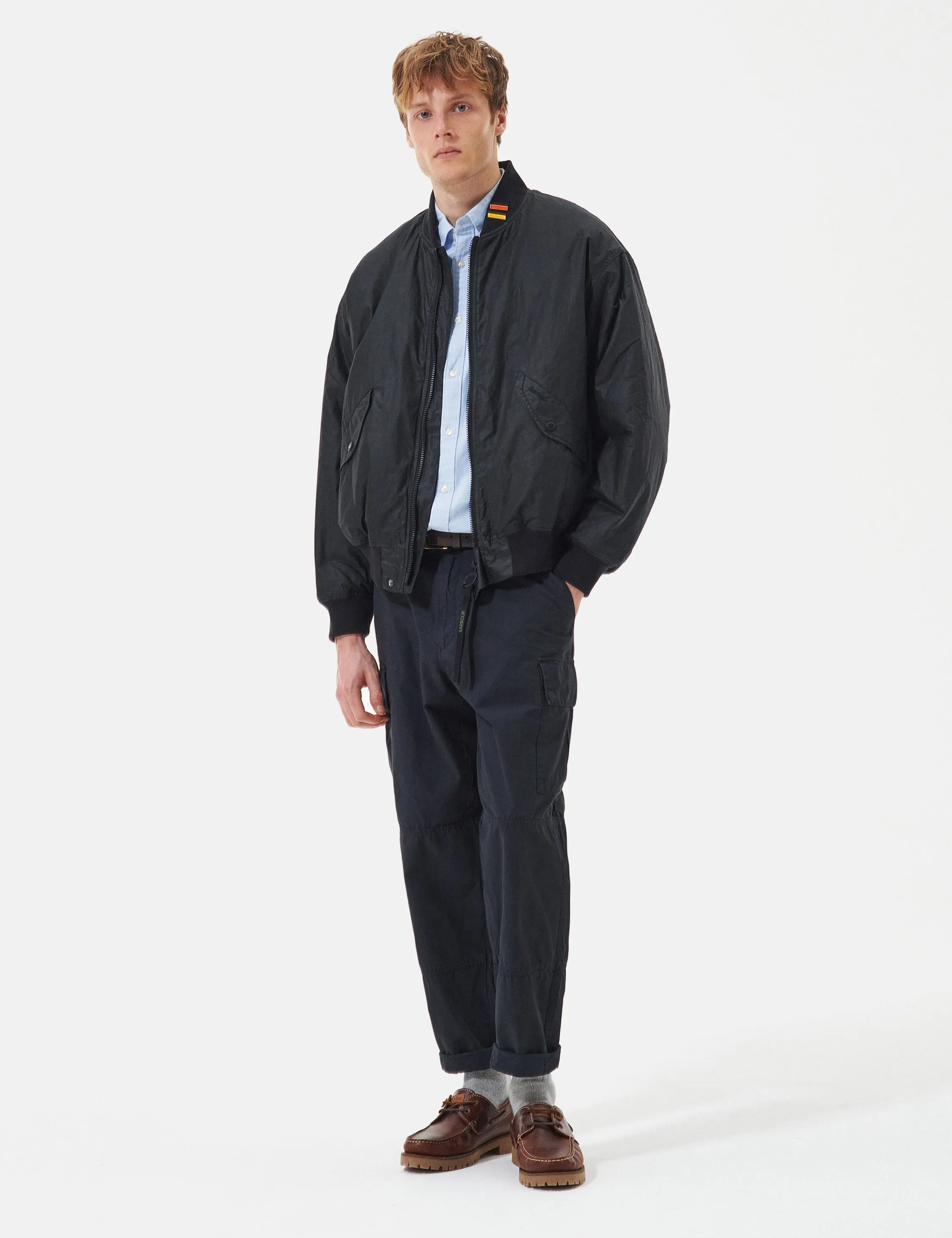 Barbour JBS Flight Jacket - Black sold by Article London product image thumbnail 2