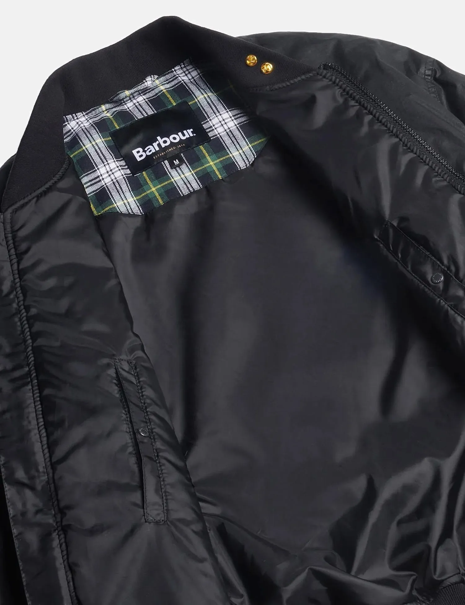 Barbour JBS Flight Jacket - Black sold by Article London product image thumbnail 4