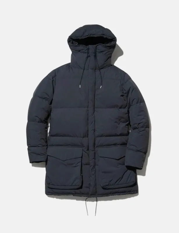 Snow Peak Ripstop Down Coat (Recycled Nylon) - Black sold by Article London