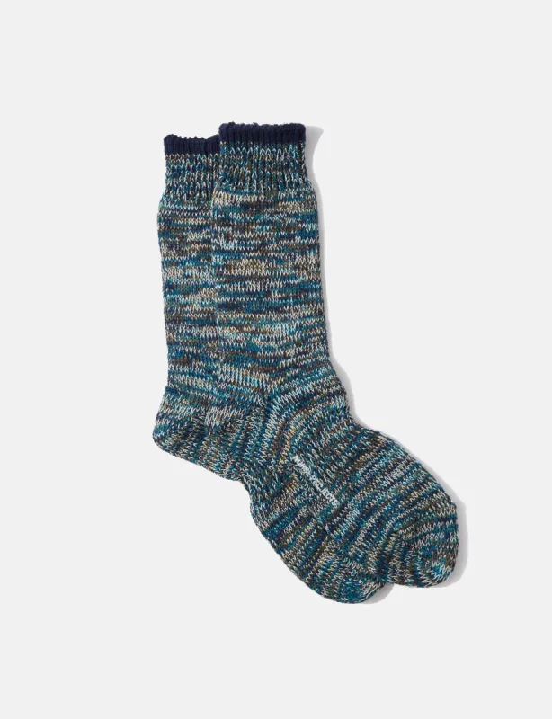 Norse Projects Ebbe Twist Socks - Dark Navy Blue sold by Article London