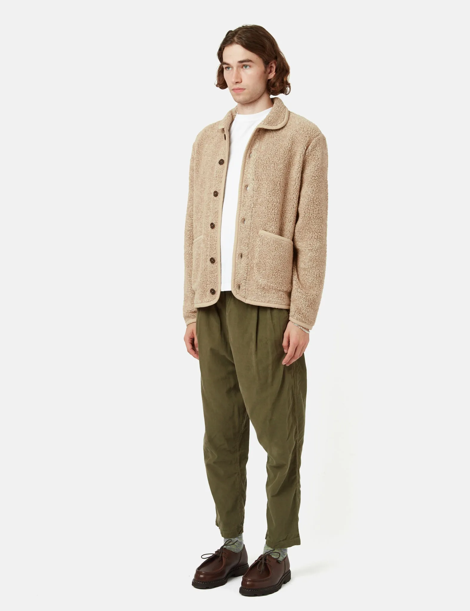 Universal Works Lancaster Jacket - Stone Grey sold by Article London product image thumbnail 5