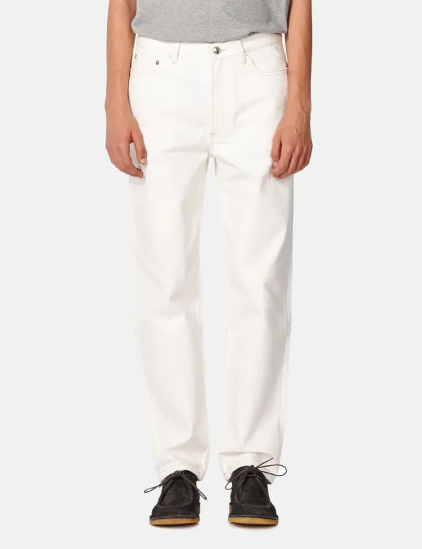 A.P.C. Martin Jeans (Straight Leg) - Ecru sold by Article London