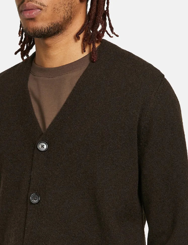 Norse Projects Adam Cardigan (Wool) - Truffle Brown sold by Article London product image thumbnail 2