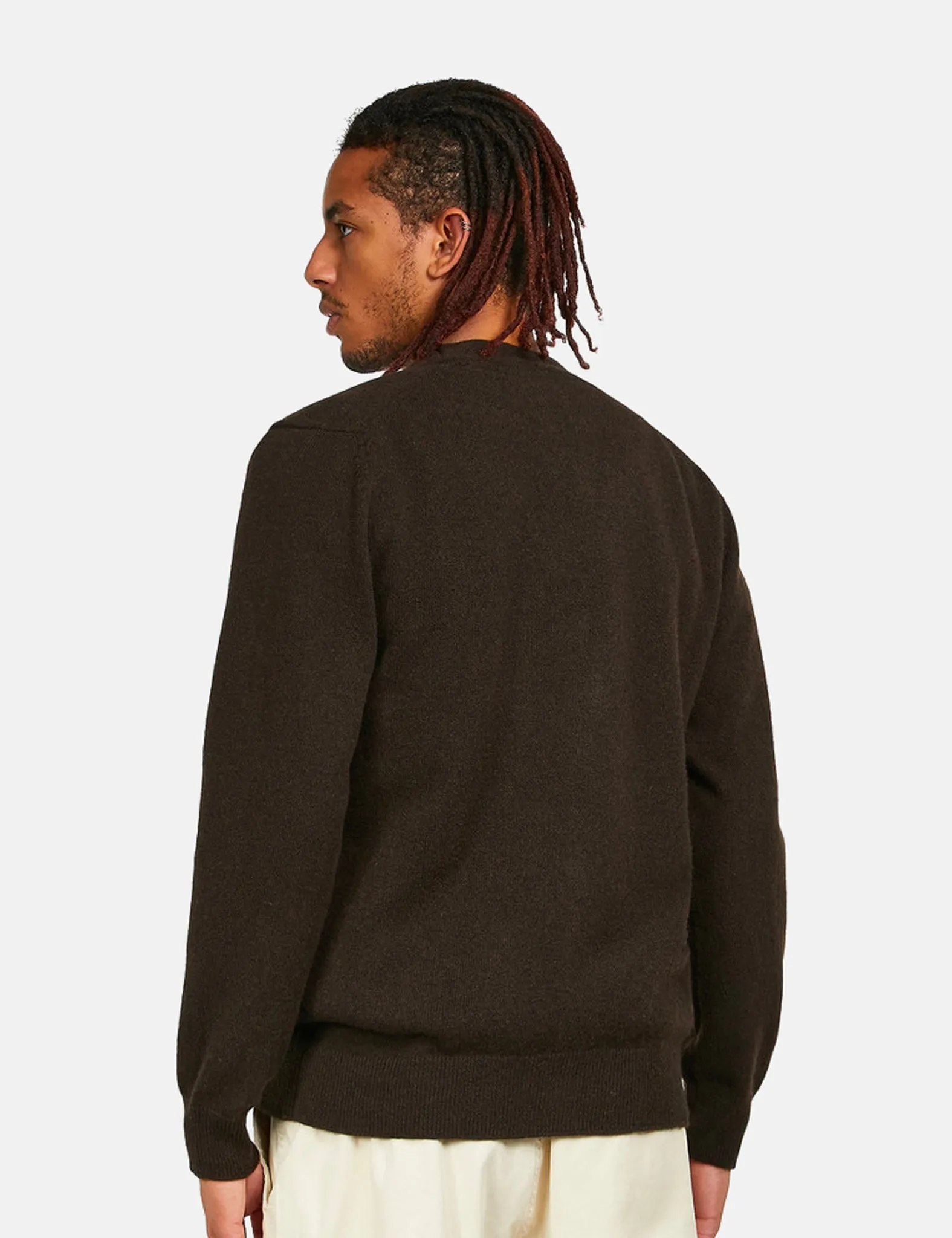 Norse Projects Adam Cardigan (Wool) - Truffle Brown sold by Article London product image thumbnail 3
