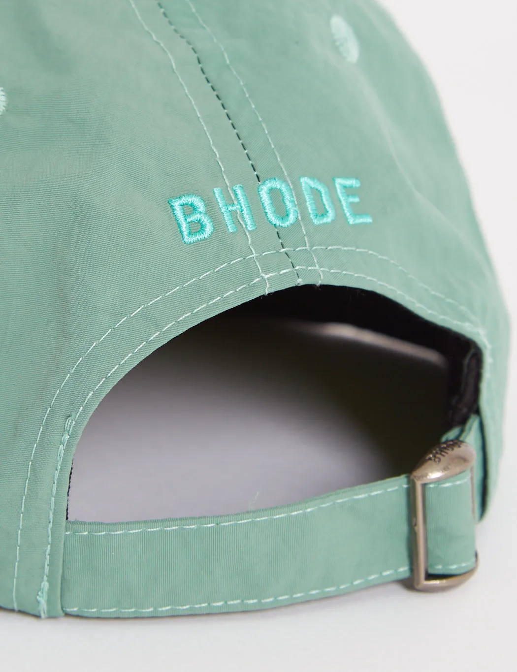 Bhode 6-Panel Cap (Nylon) - Sage Green sold by Article London product image thumbnail 2
