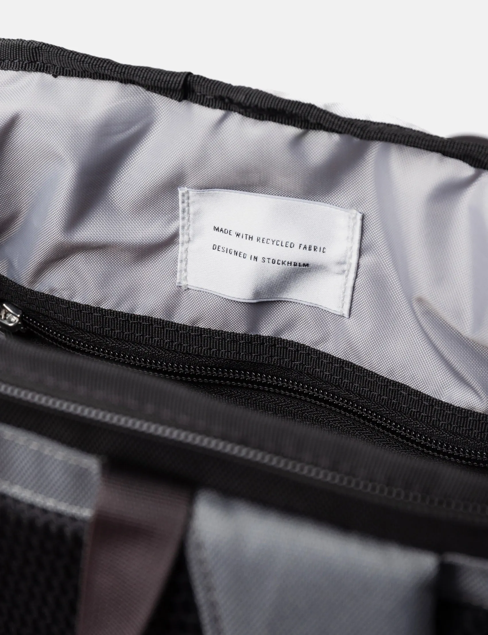 Sandqvist Sune Backpack (Recycled Poly) - Multi Dark Grey sold by Article London product image thumbnail 2