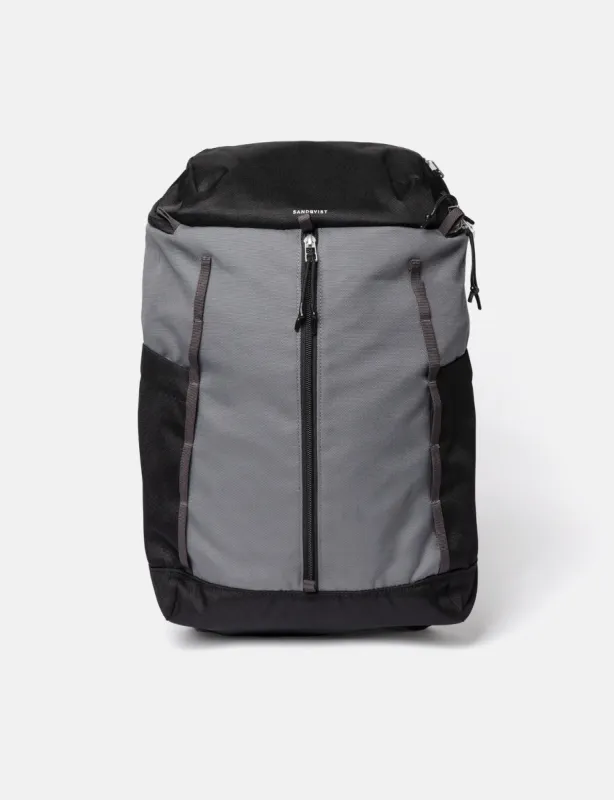 Sandqvist Sune Backpack (Recycled Poly) - Multi Dark Grey sold by Article London