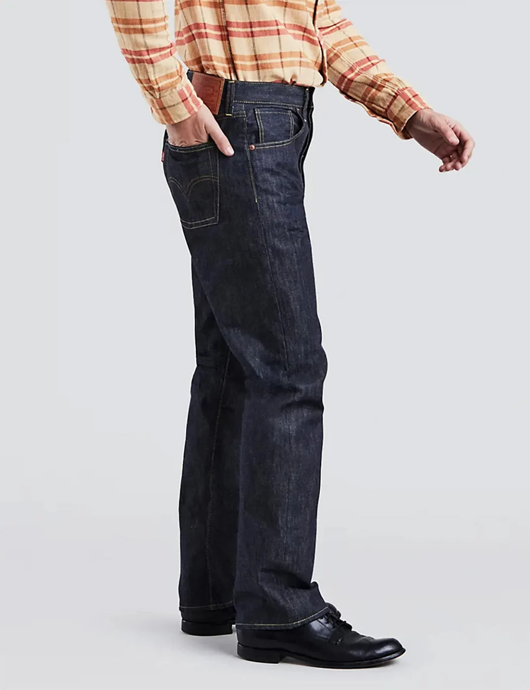 Levis Vintage Clothing 1944 501 Jeans (Rigid) - Dark Indigo Blue sold by Article London product image thumbnail 3