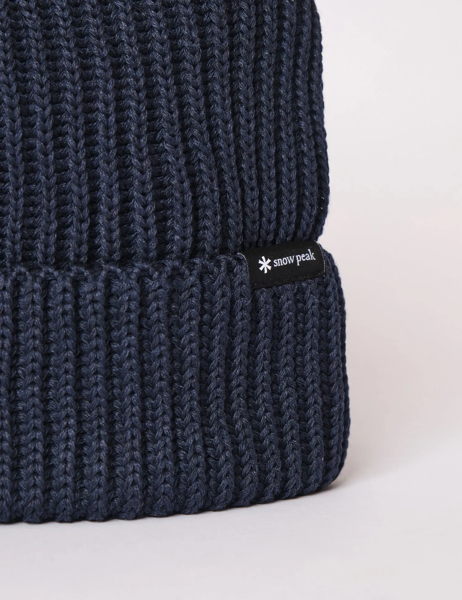 Snow Peak Pe/Co Beanie Hat- Navy Blue sold by Article London product image thumbnail 2