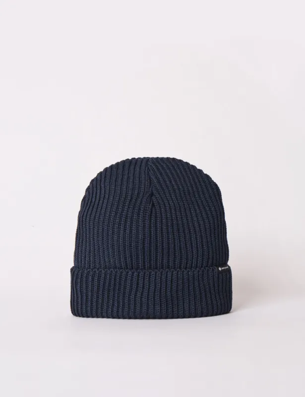 Snow Peak Pe/Co Beanie Hat- Navy Blue sold by Article London