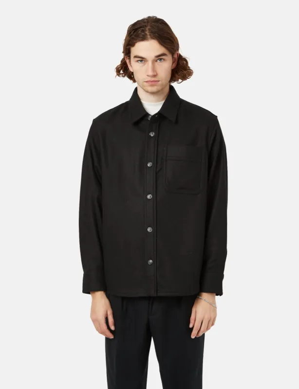 A.P.C. Basile Shirt (Recycled) - Black sold by Article London