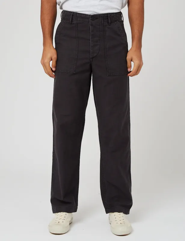 orSlow US Army Fatigue Pants - Black Stone sold by Article London