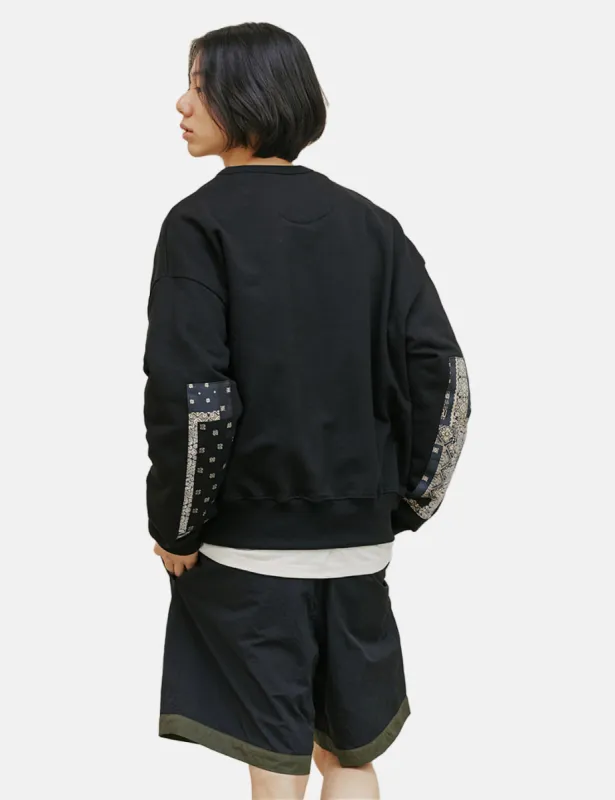 Frizmworks Bandana Block Sweatshirt - Black sold by Article London