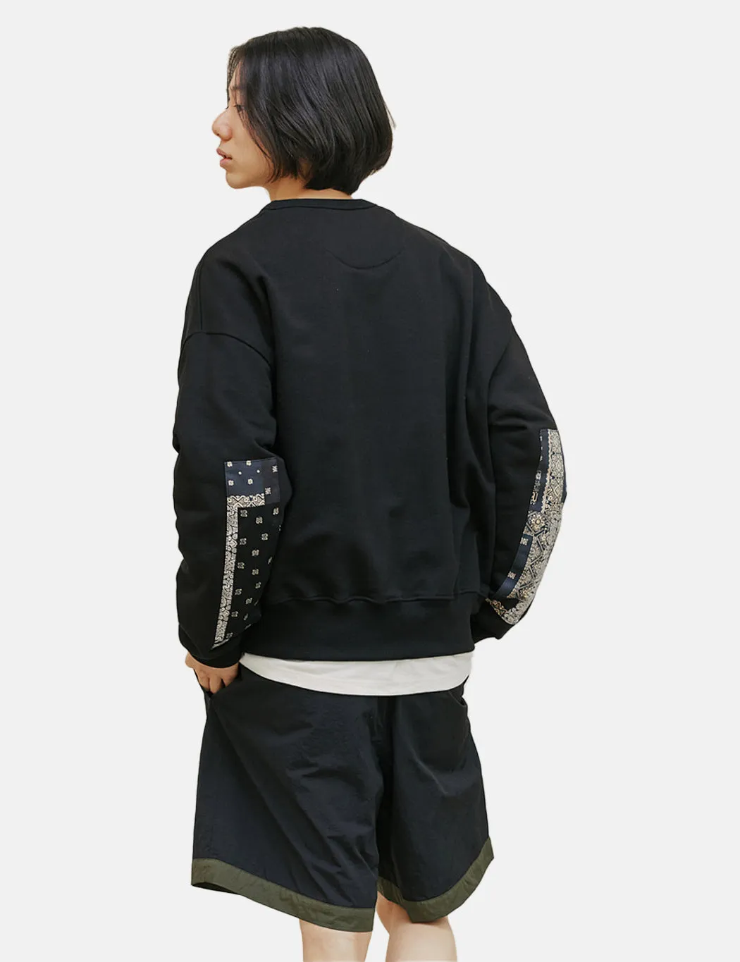 Frizmworks Bandana Block Sweatshirt - Black sold by Article London