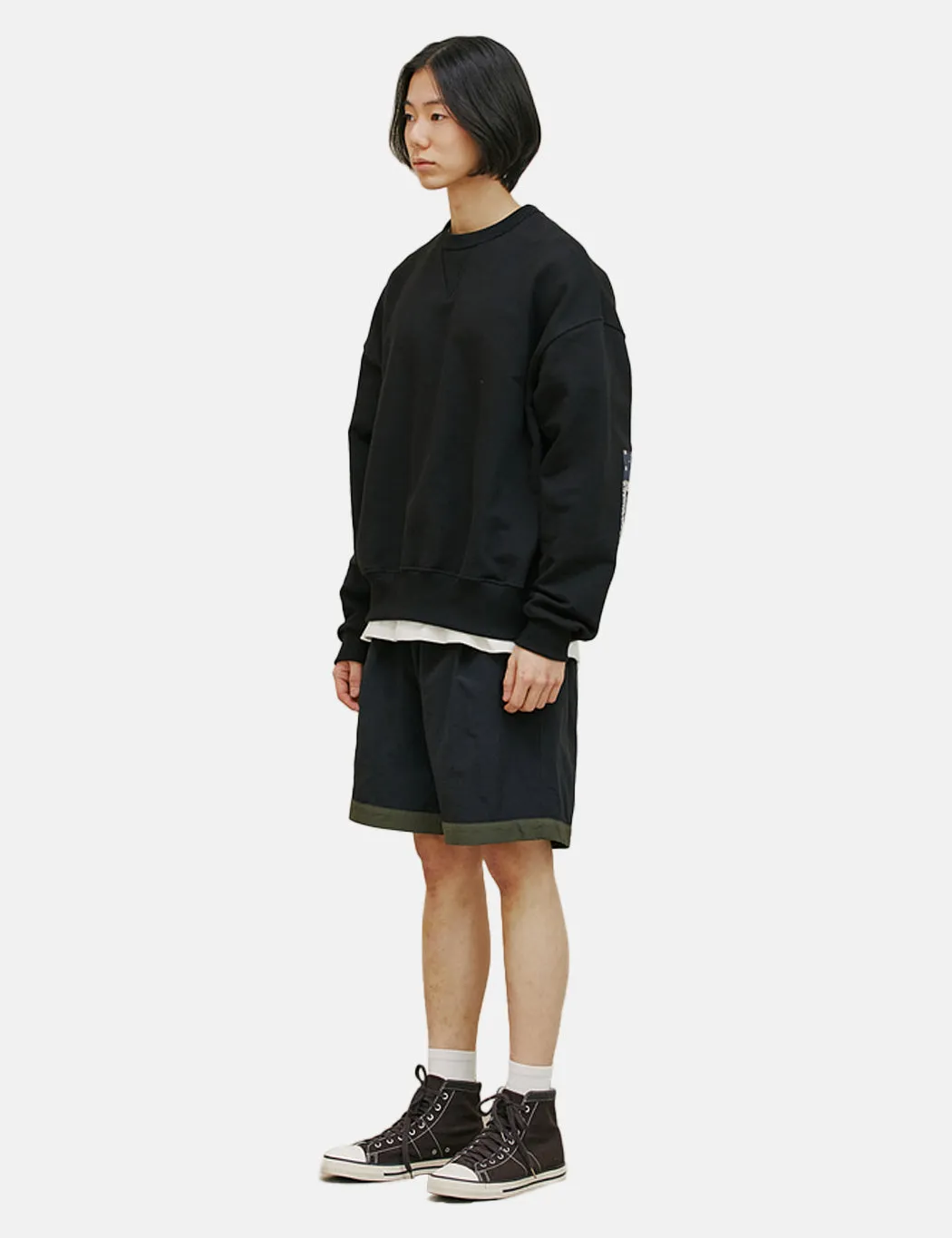 Frizmworks Bandana Block Sweatshirt - Black sold by Article London product image thumbnail 2