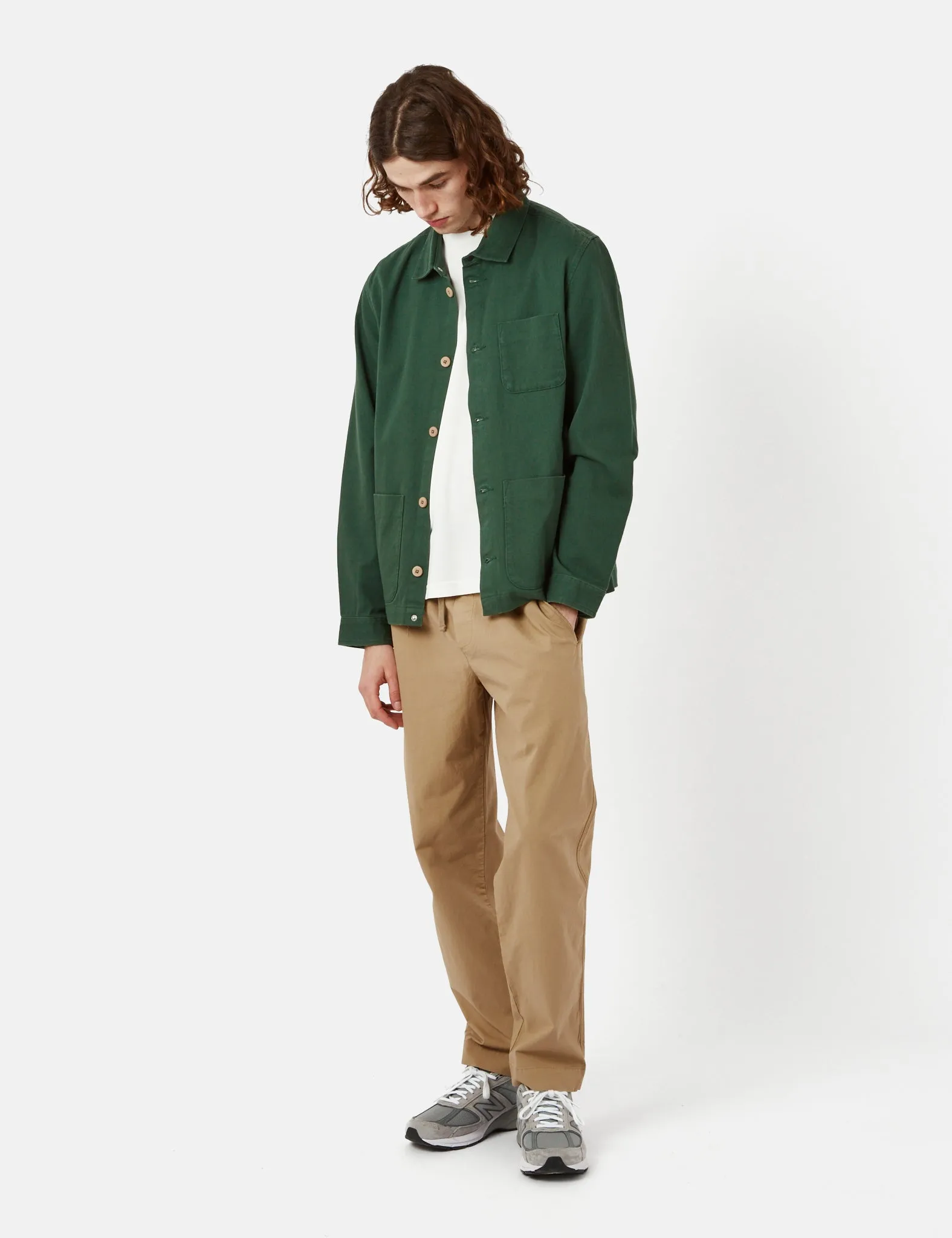 Folk Drawcord Assembly Ripstop Pant (Relax Tapered) - Tan Brown sold by Article London