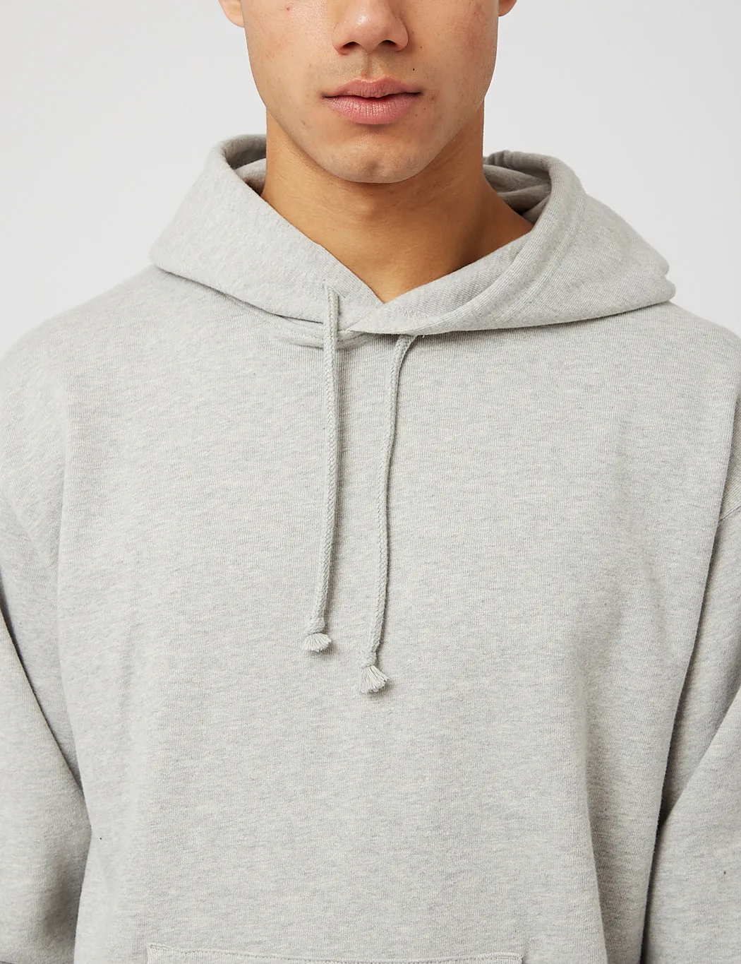 Beams Plus Hooded Sweatshirt - Heather Grey sold by Article London product image thumbnail 2