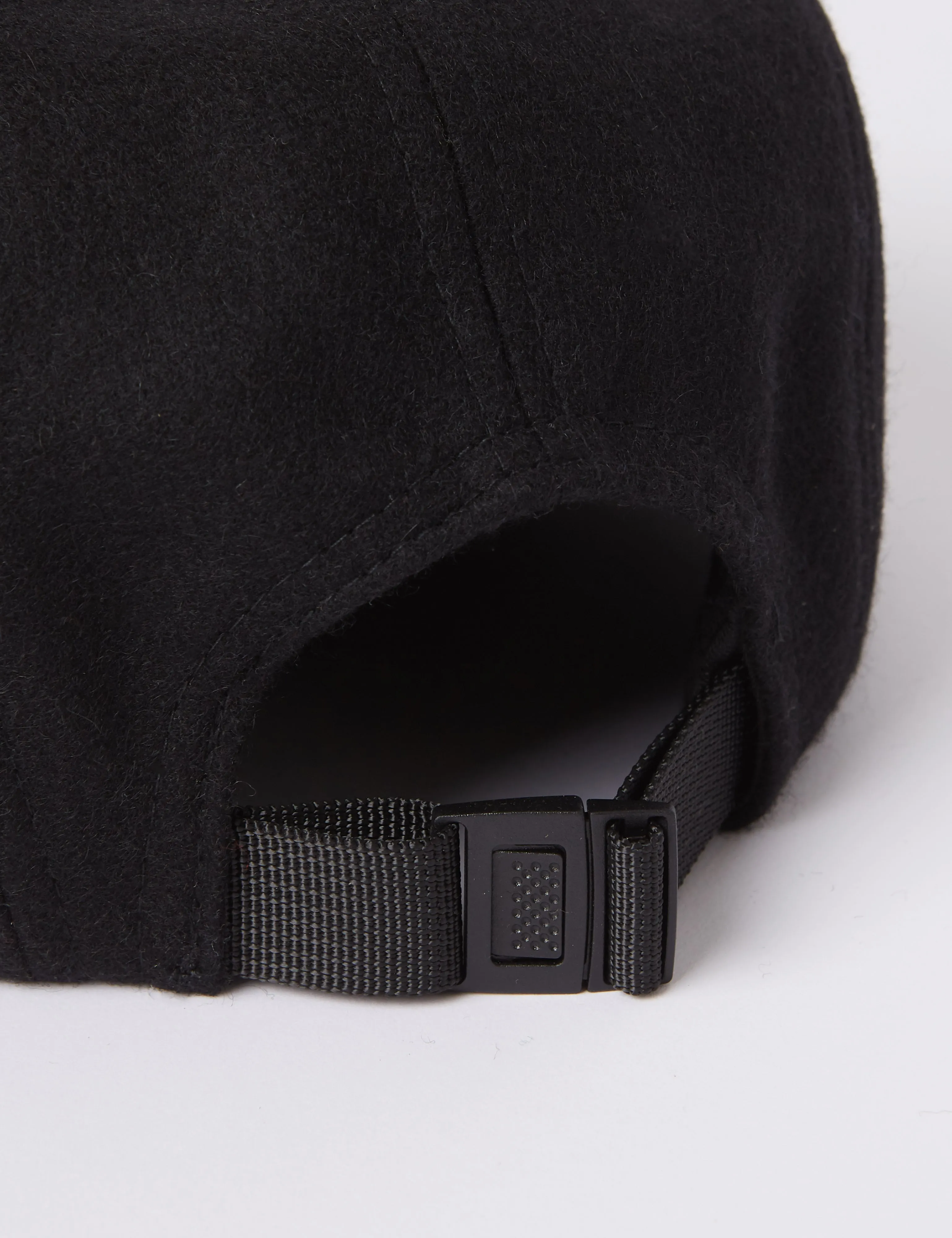 Bhode 5-Panel Cap (Wool) - Black sold by Article London product image thumbnail 2